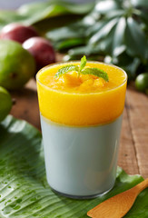 Delicious juice drink, Mango tofu