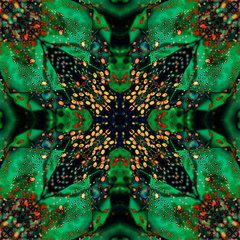 Abstract pattern with circuit board electronic elements.