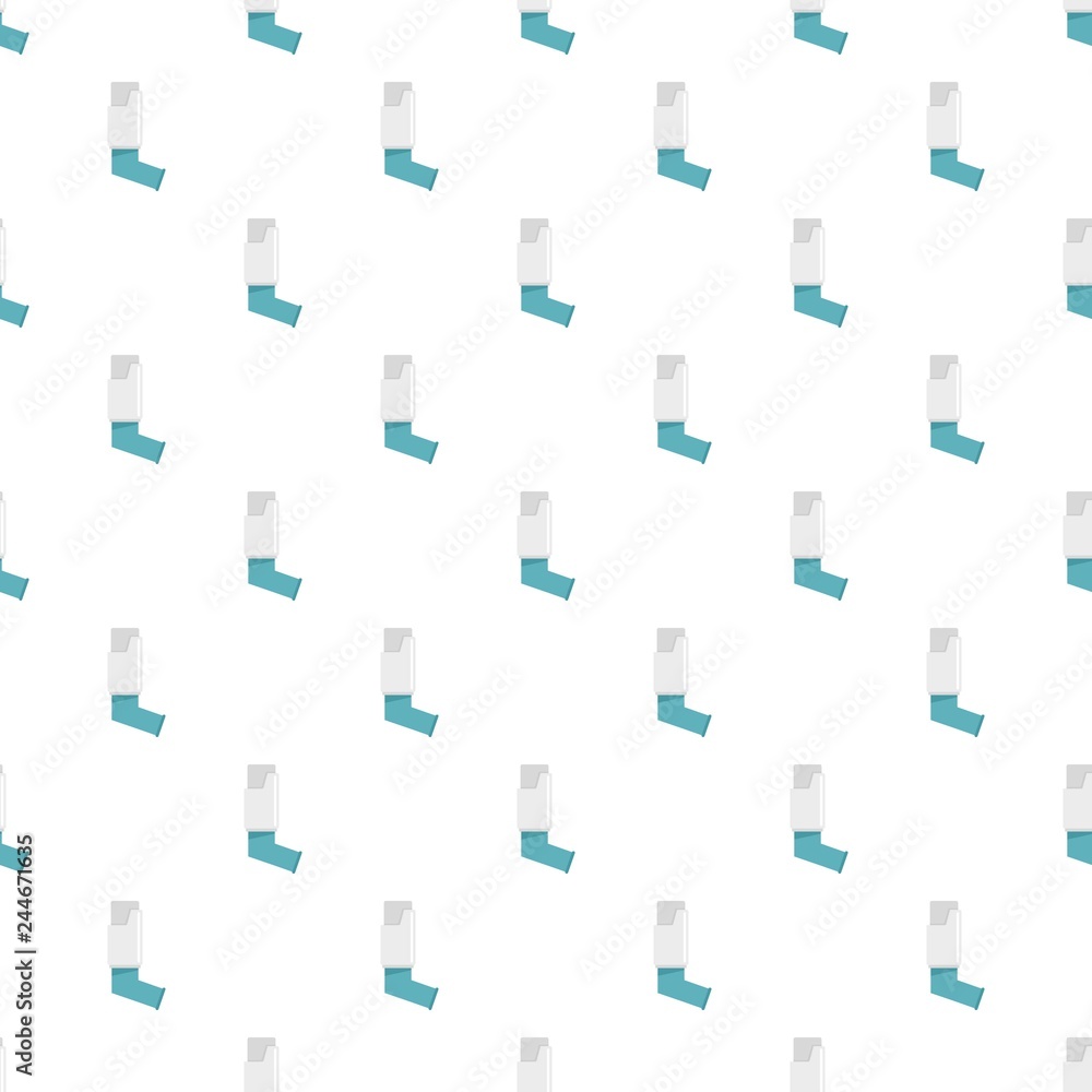 Poster asthma inhaler pattern seamless vector repeat for any web design