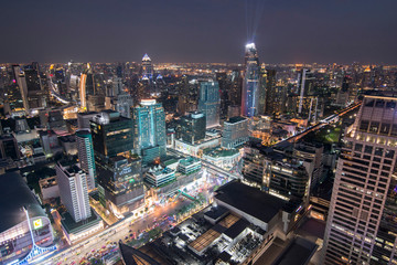 THAILAND BANGKOK CITY SKYLINE CRU ROOFTOP BAR