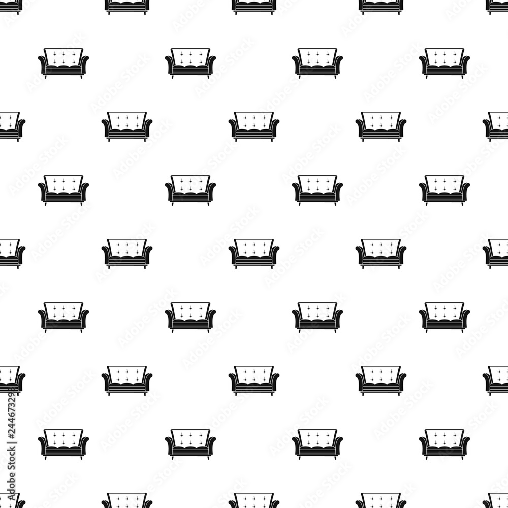 Poster leather sofa pattern seamless vector repeat geometric for any web design