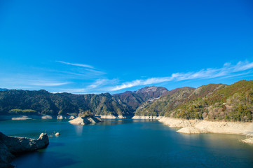 早明浦ダム湖