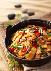 Delicious Chinese cuisine, beef pot