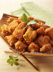 Delicious Chinese cuisine, Hong Kong style fried garlic bones