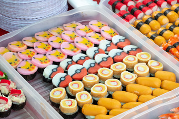 Fish ball with close up view.