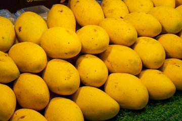 Mango with close up view.