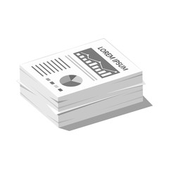 Fototapeta premium Isolated object of bank and money icon. Set of bank and bill stock symbol for web.