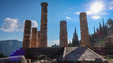 Apollo Temple in Delphi