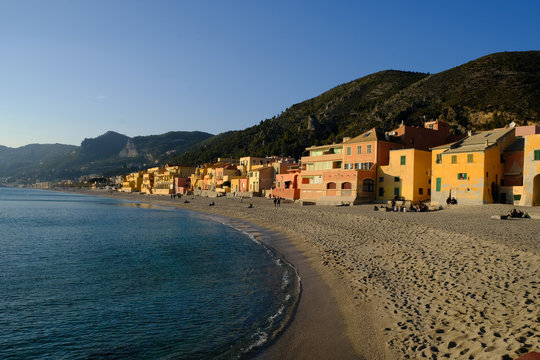 glimpse of the Ligurian coast of Varigotti