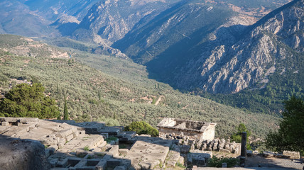 Fototapeta na wymiar Apollo, Delphi, Greece