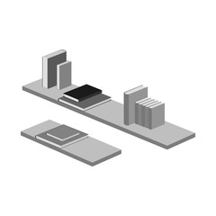Vector design of bedroom and room symbol. Collection of bedroom and furniture stock symbol for web.