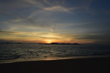 the sun in  the morning