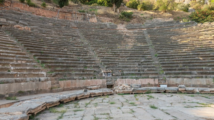 Greek theater in Delphi, Greece