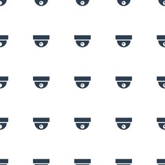 security camera icon pattern seamless white background