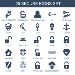 25 secure icons