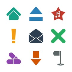 9 website icons