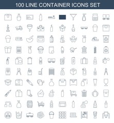 100 container icons