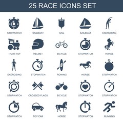 25 race icons