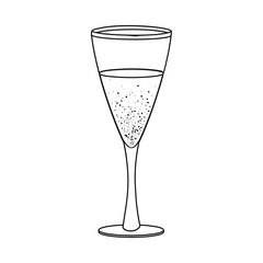 Vector illustration of drink and bar logo. Collection of drink and party stock vector illustration.