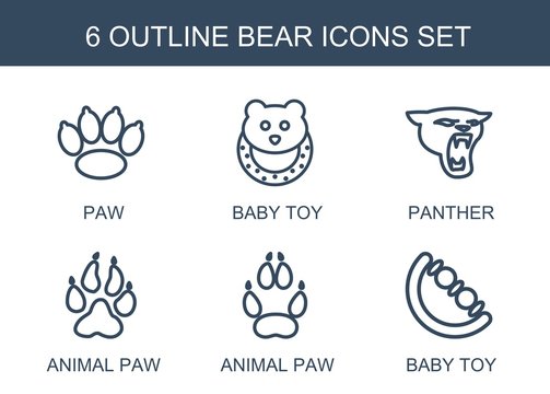 bear icons