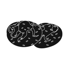 Vector design of dreams and night sign. Set of dreams and bedroom stock symbol for web.