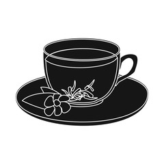 Vector illustration of drink and bar logo. Set of drink and party stock vector illustration.