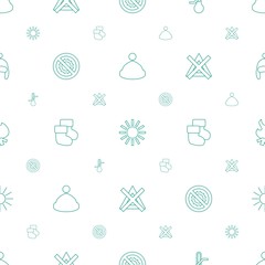 warm icons pattern seamless white background