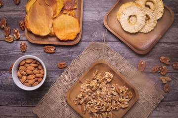 dried fruits and nuts