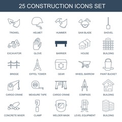 25 construction icons