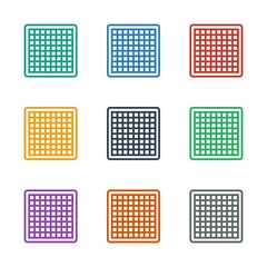 chess board icon white background