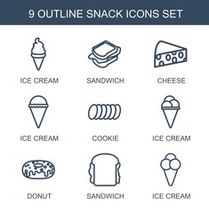 snack icons
