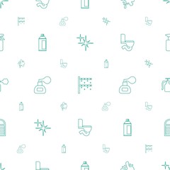 Obraz premium spray icons pattern seamless white background