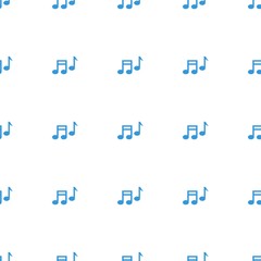 note icon pattern seamless white background