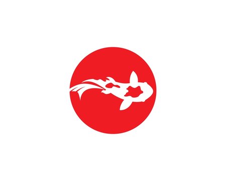Koi Fish Logo Vector