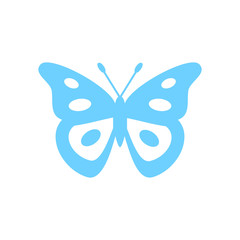 Butterfly icon on white background for graphic and web design, Modern simple vector sign. Internet concept. Trendy symbol for website design web button or mobile app