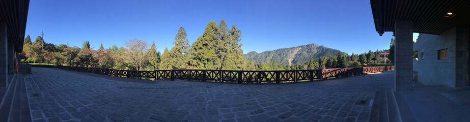 Mountains landscape at Alishan