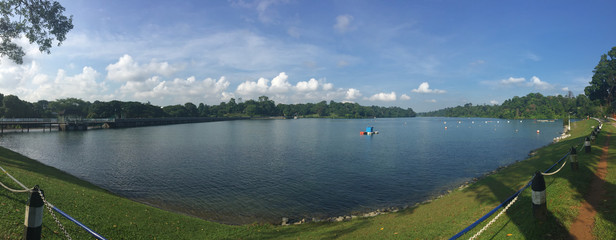 Reservoir Park Singapore on a cloudy day