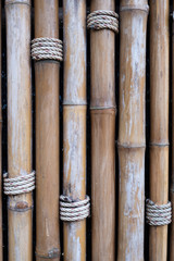 Bamboo wall pattern background