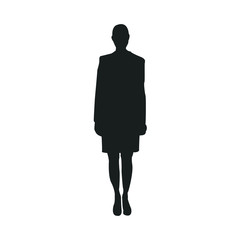woman silhouette. businesswoman silhouette