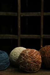 Obraz premium Cotton yarn in Store