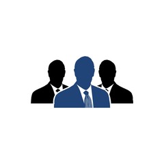Business HR concept, Human resources logo or icon