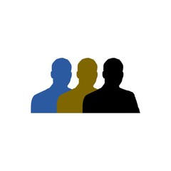 Business HR concept, Human resources logo or icon