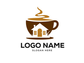 Coffee Cup Logo Designs Concept, Coffee Logo Designs Template Vector