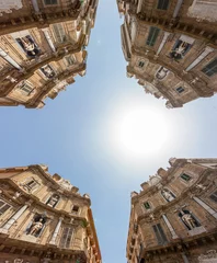Fotobehang Quattro Canti, Palermo, Italië © Pixelshop
