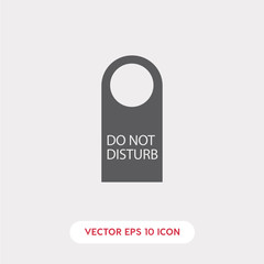 don't disturb icon vector