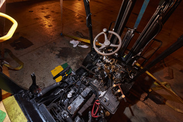 Fork lift repair. Professional service. Car lift. Warehouse transport. Forklift truck loader....
