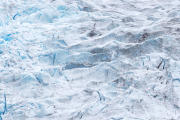 Crevasses on the Briksdalsbreen, close to its base