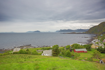 The coast and islets around Goksoyr on the isle of Runde