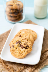 cookies with chocolate chips