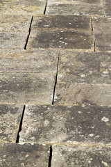 Old flagstone pavement pattern